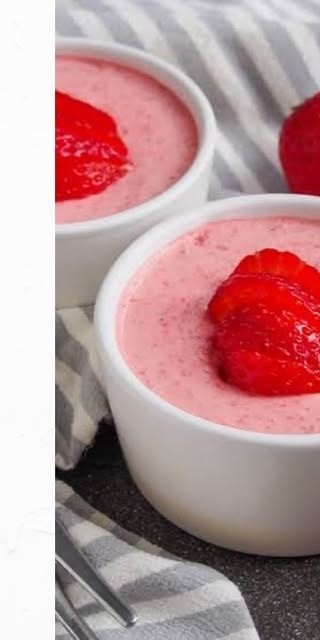Mousse de morango